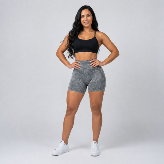Leggings Push Up Corto EIVANA™ - GRIS
