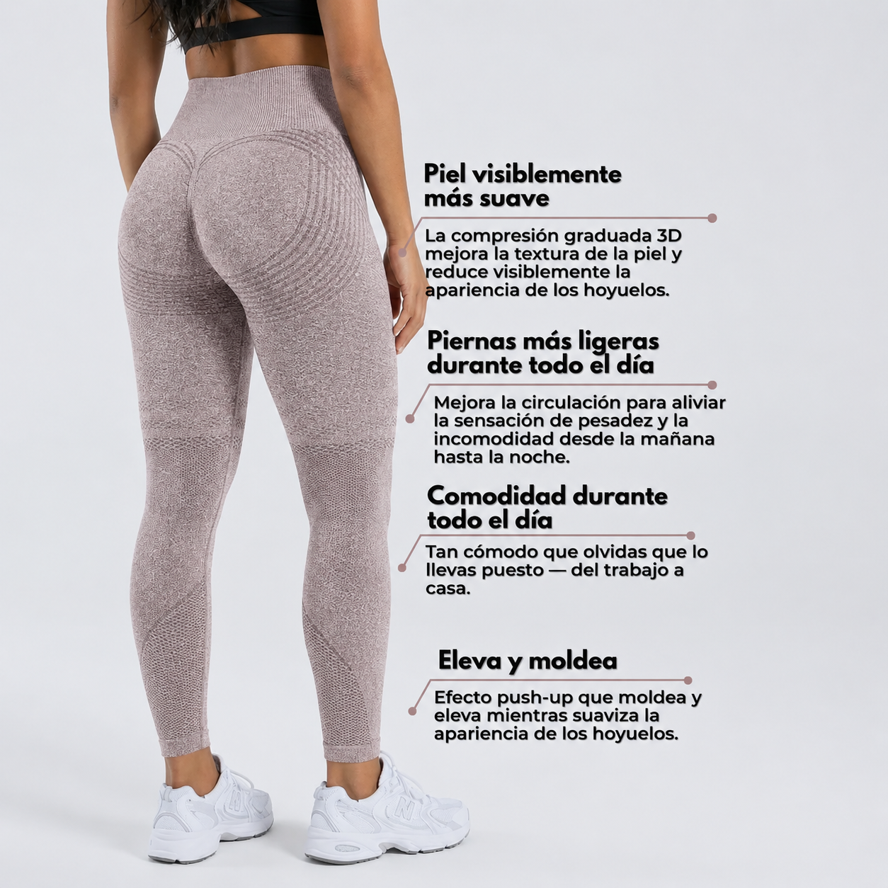 Leggins Push UP EIVANA™ - MARRÓN