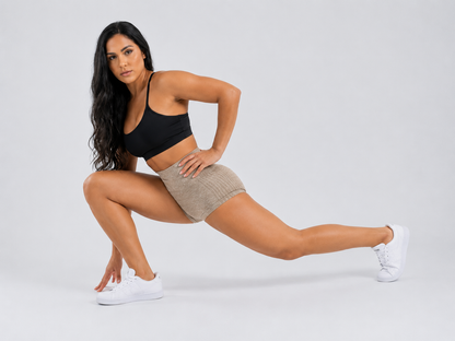 Leggings Push Up Corto EIVANA™ - MARRÓN