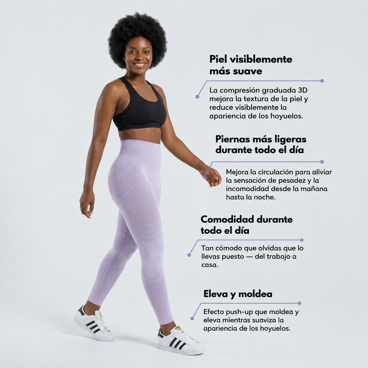 Leggins Push UP EIVANA™ - MORADO