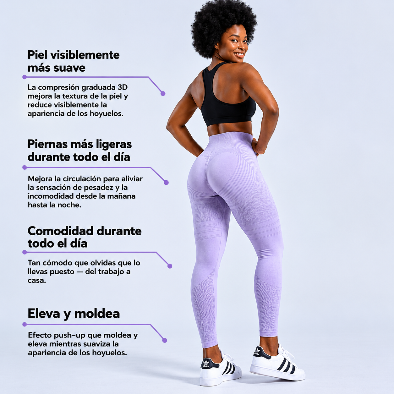 Leggins Push UP EIVANA™ - MORADO