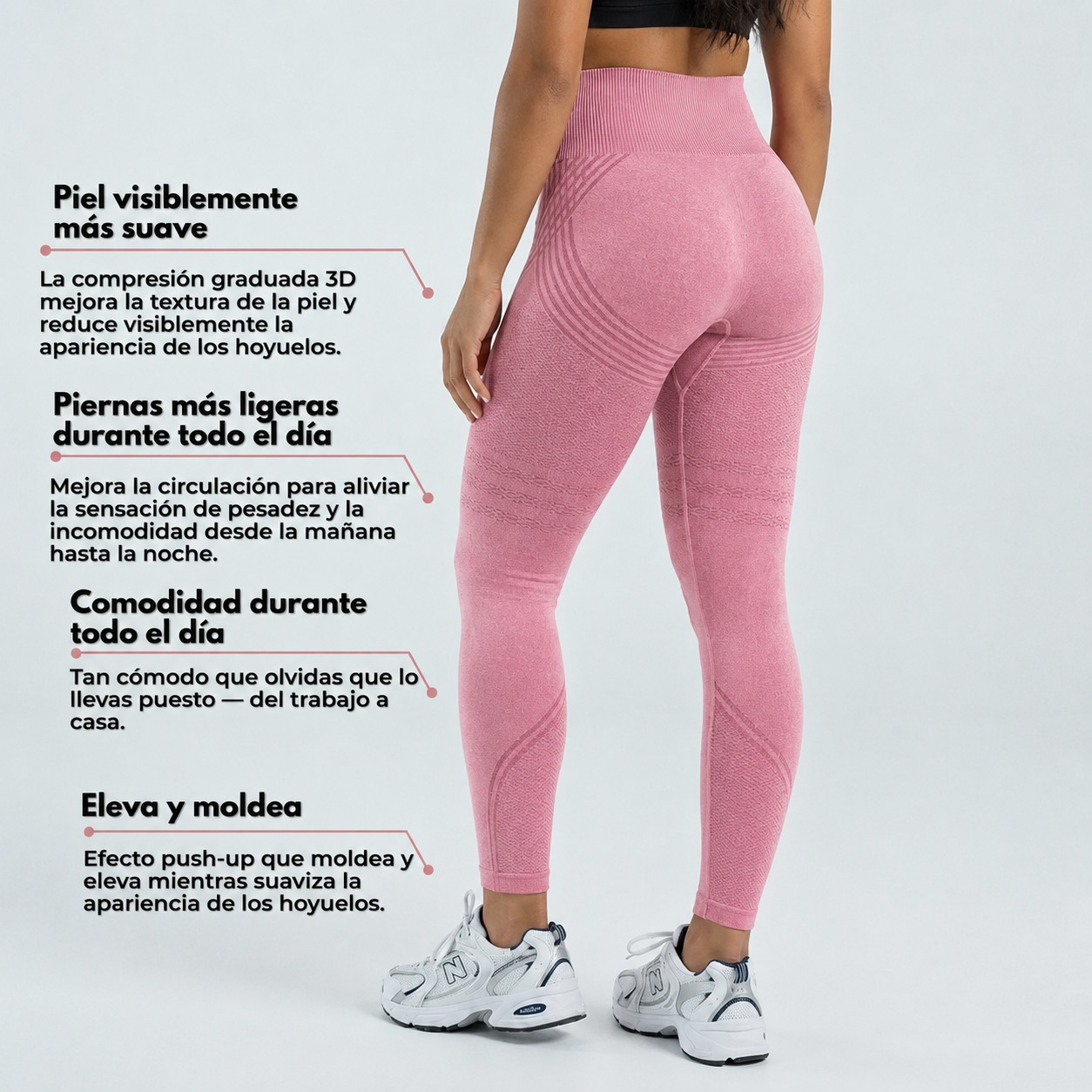 Leggins Push UP EIVANA™ - ROSA
