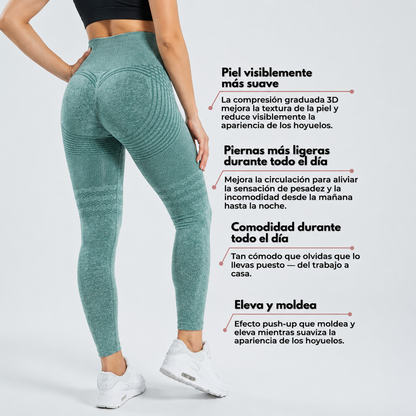 Leggins Push UP EIVANA™ - TURQUESA